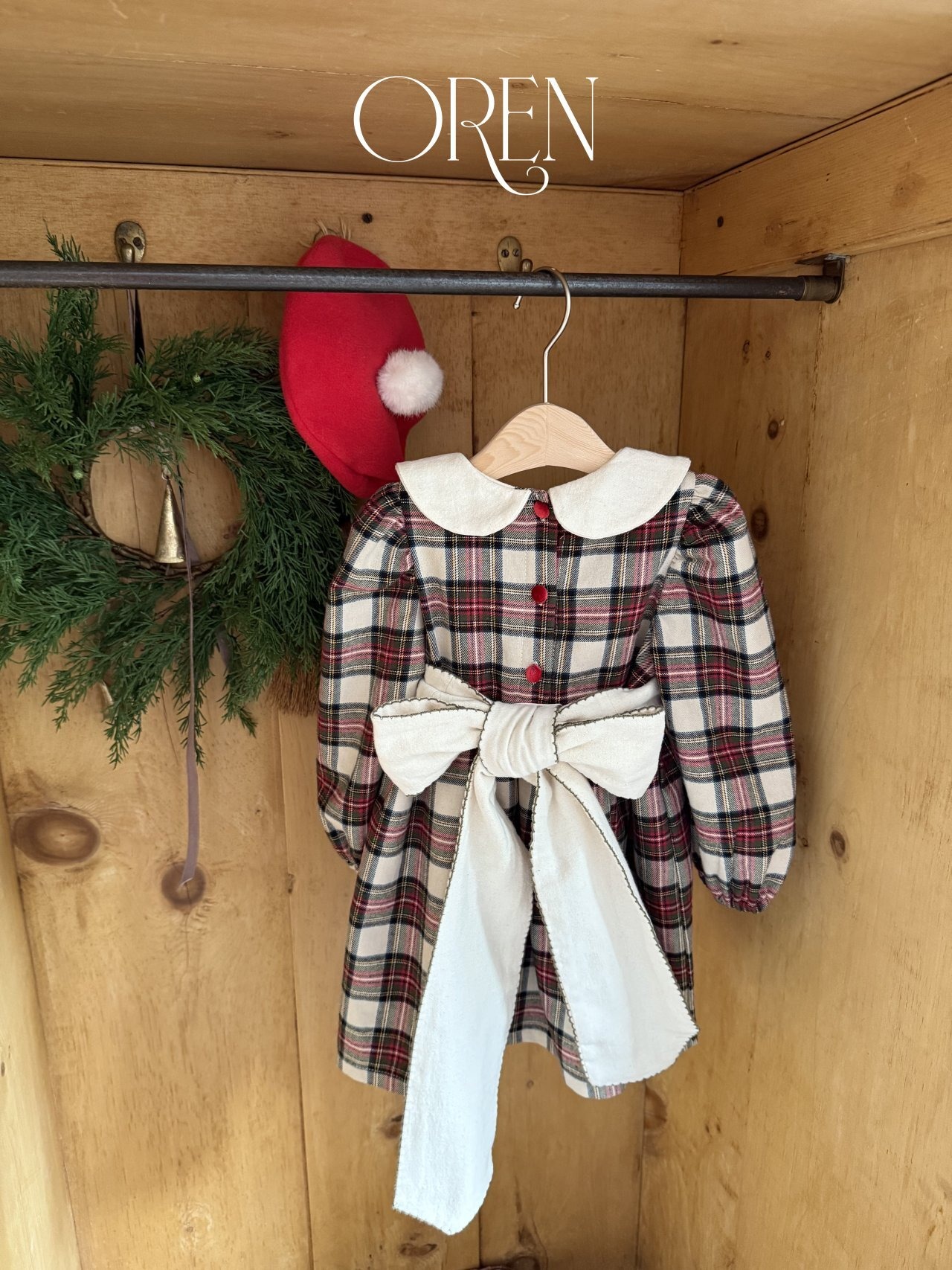 Oren X-mas［取寄］noellia check onepiece