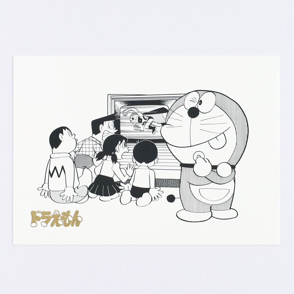 ドラえもん×グリーンフラッシュ 主役はめこみ機 ポストカード CA24