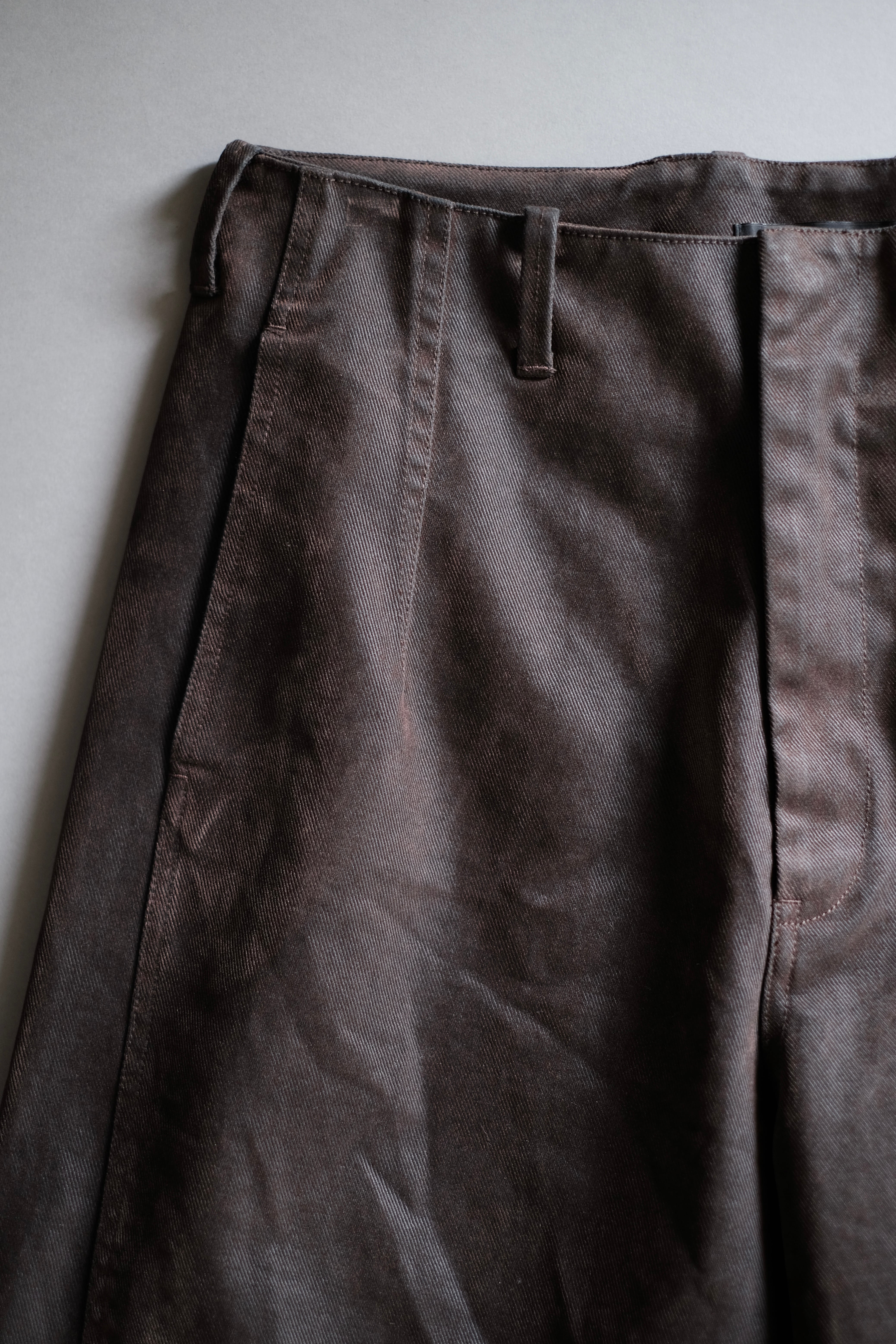 OMAR AFRIDI / WASHED PINA TROUSERS | LIVING