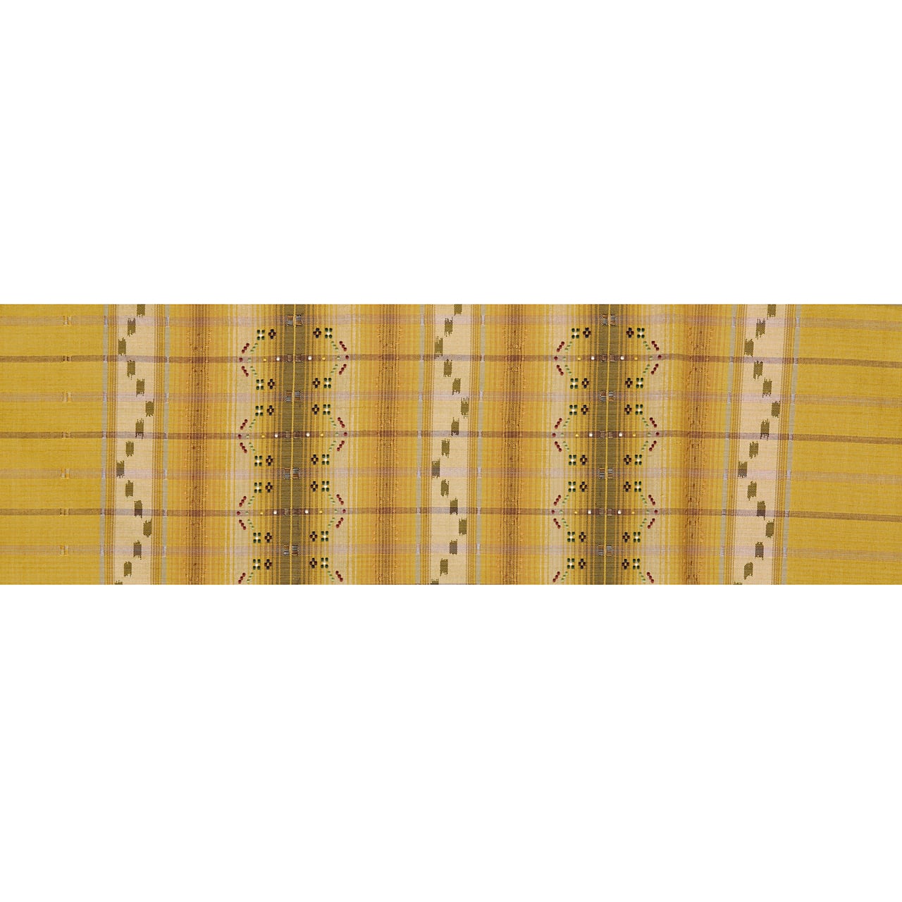 本場琉球南風原花織 紬 名古屋帯【中古】 | かわの屋