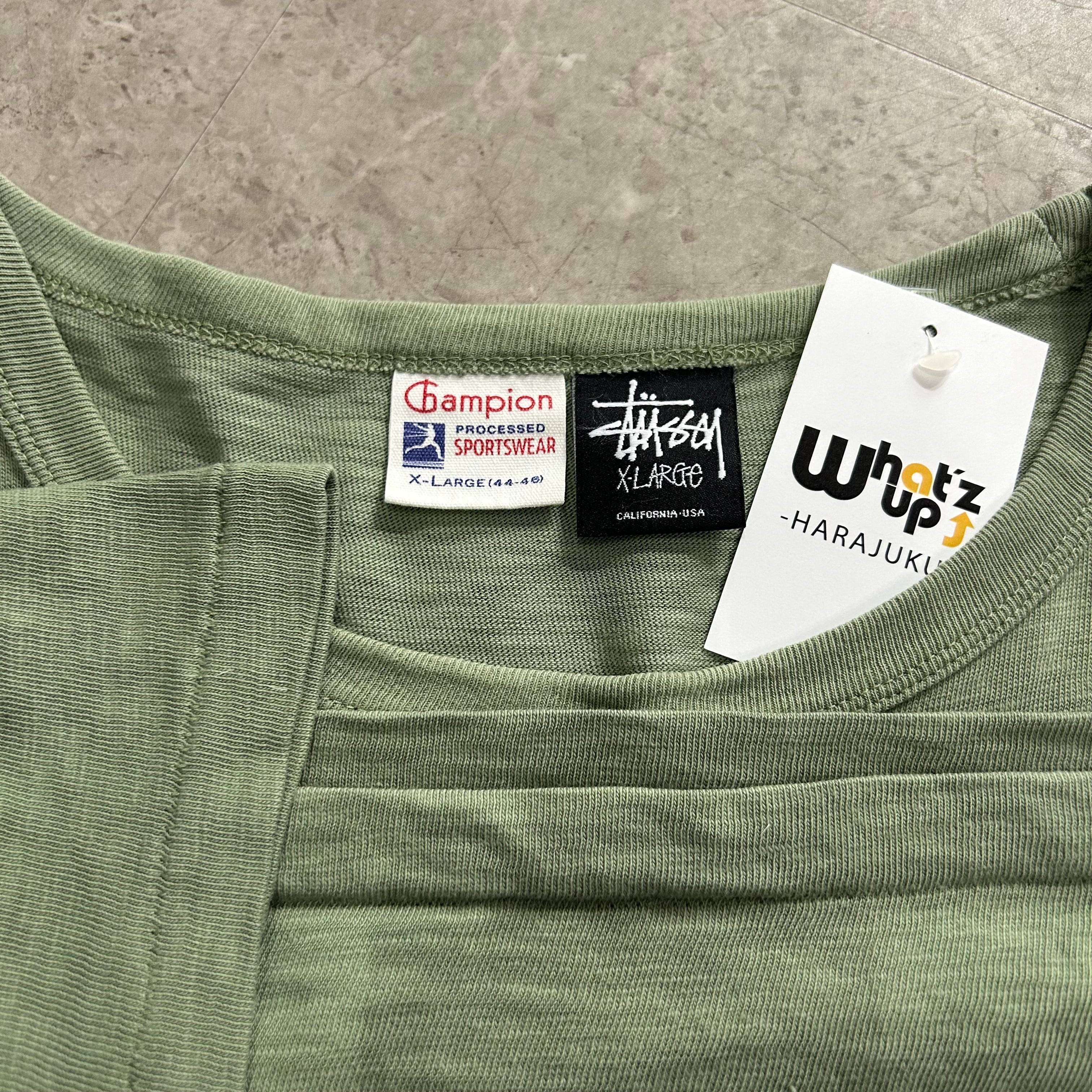 00s Stussy × Champion 