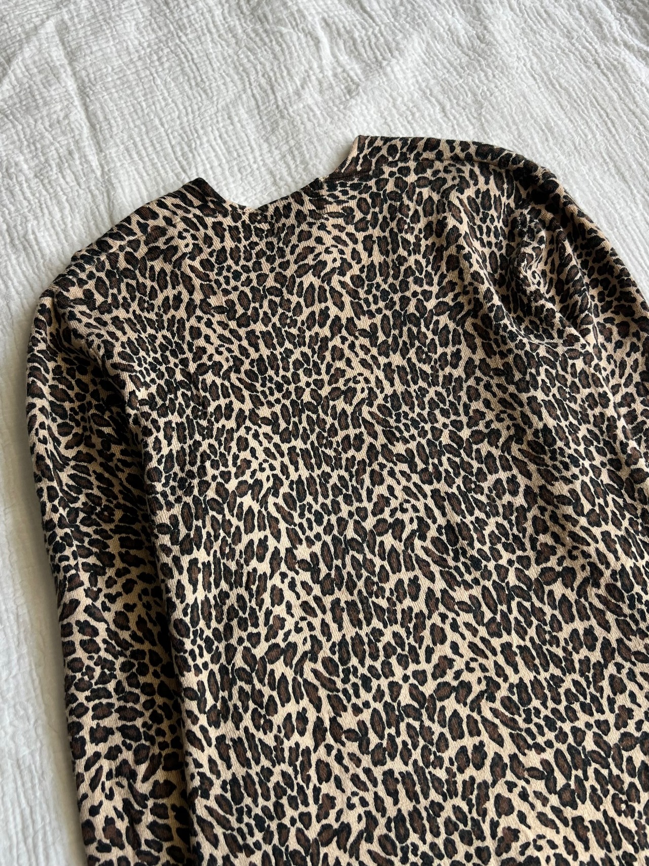 "unknown" Leopard Flared Long Sleeve