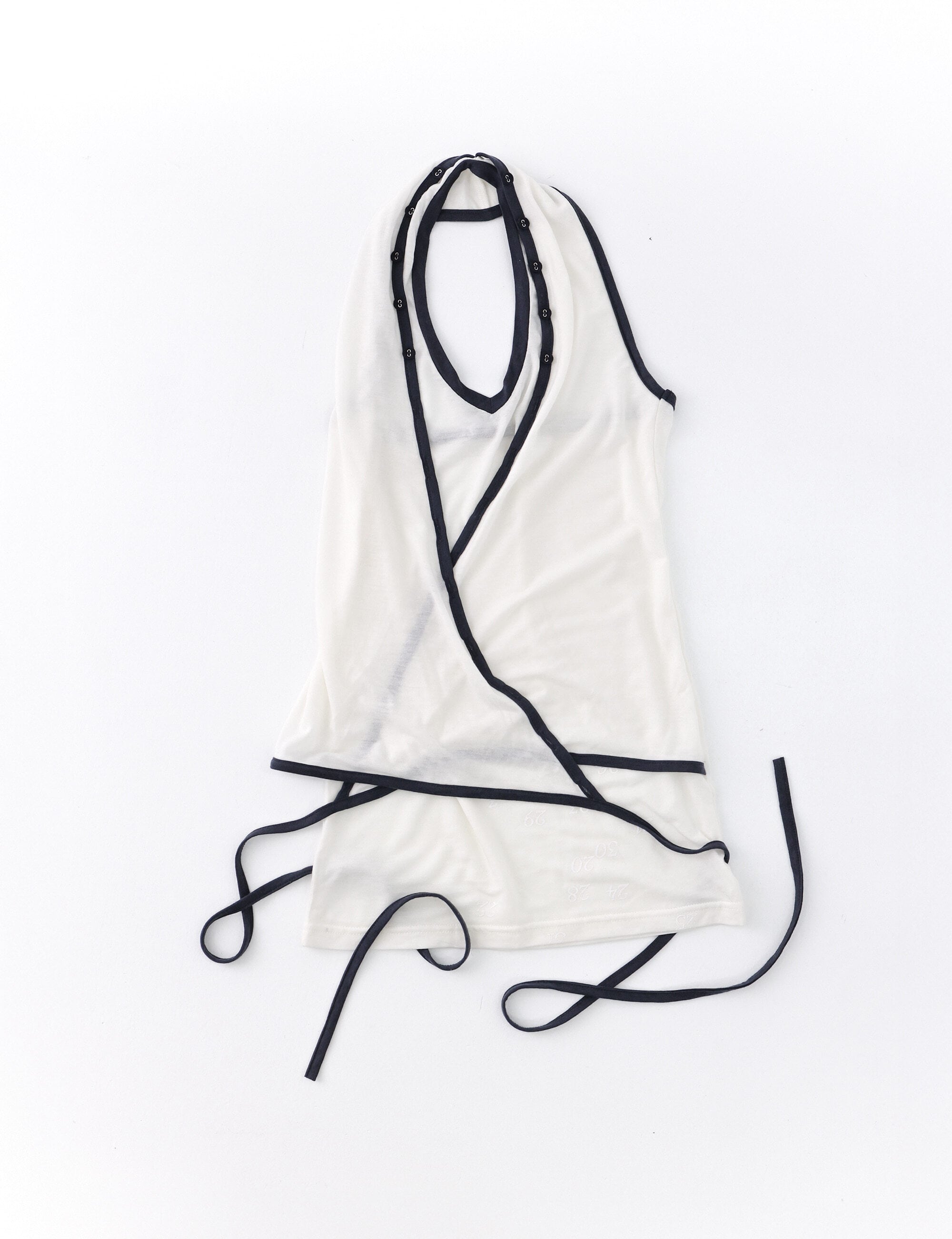 ulikasanctus】Zip knit tube top | 10col