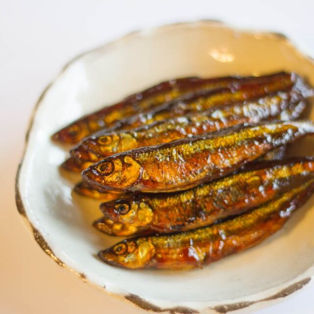 わかさぎ甘露煮 239ｇ 秋田県潟上市の老舗佃煮店マルイ舘岩商店