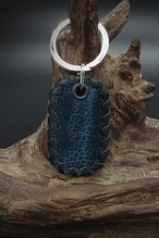 Item No.0470：Dog tag key holder/Elephant/ BLUE