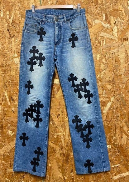 CHROME HEARTS クロムハーツ ×グッチ GUCCI デニム ジーパン ジーンズ 