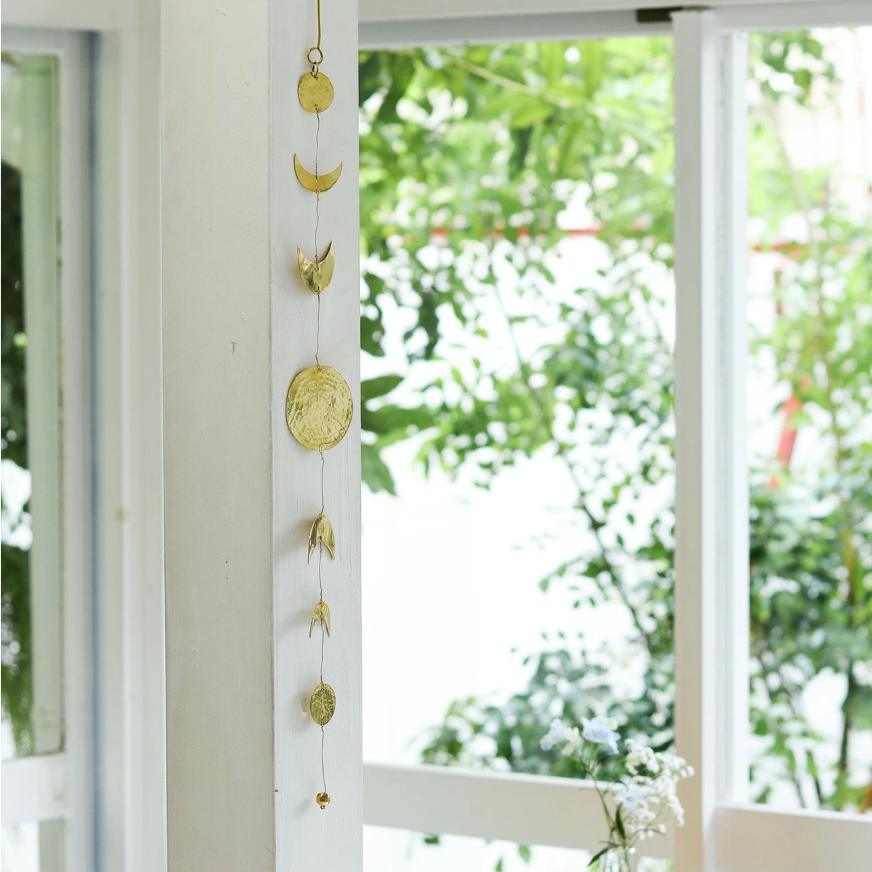 in bloom ブラスハンギングガーランド ムーン