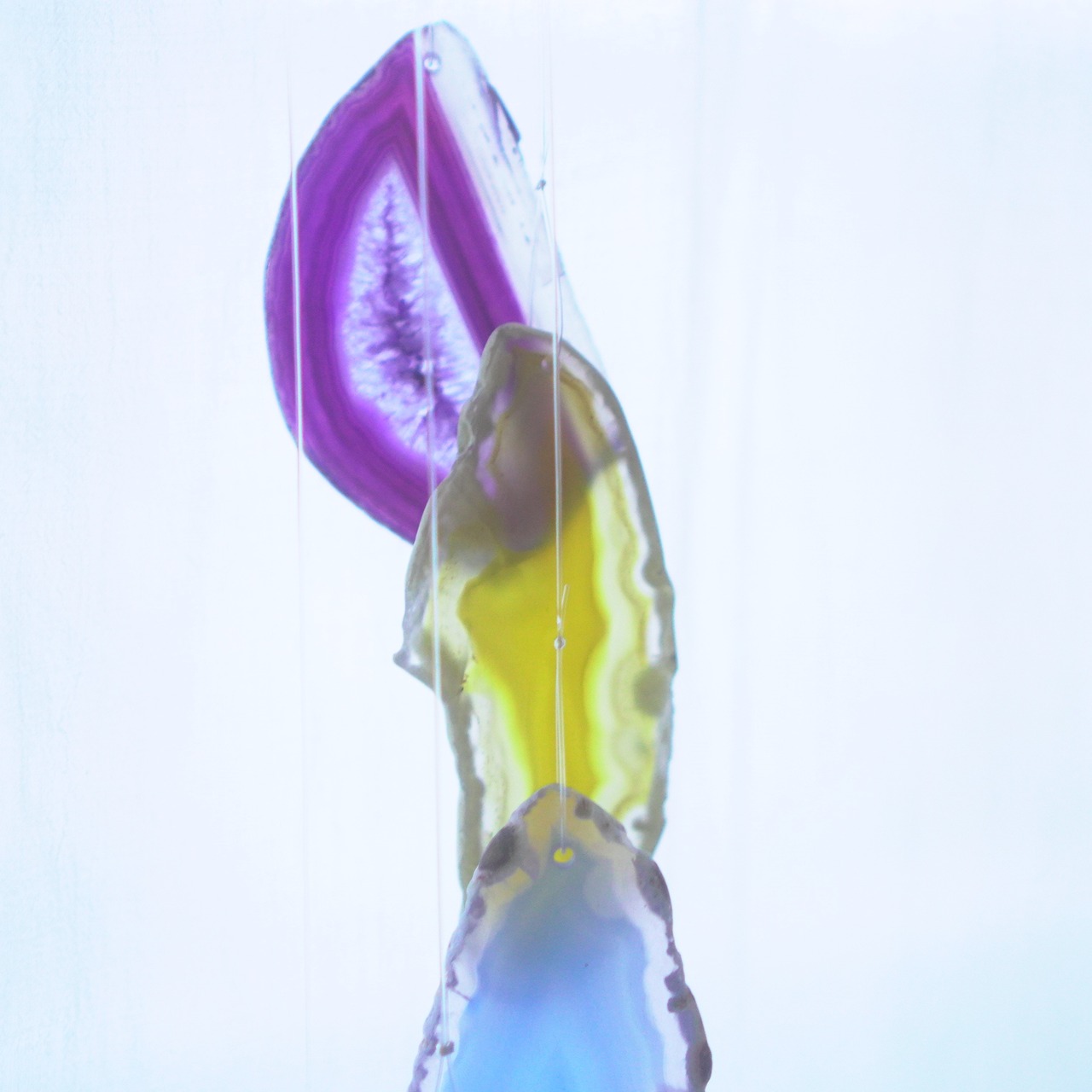 Sunset Sky 03 - アゲートヒーリングチャイム / Agate Sun Catcher Wind Chime 618