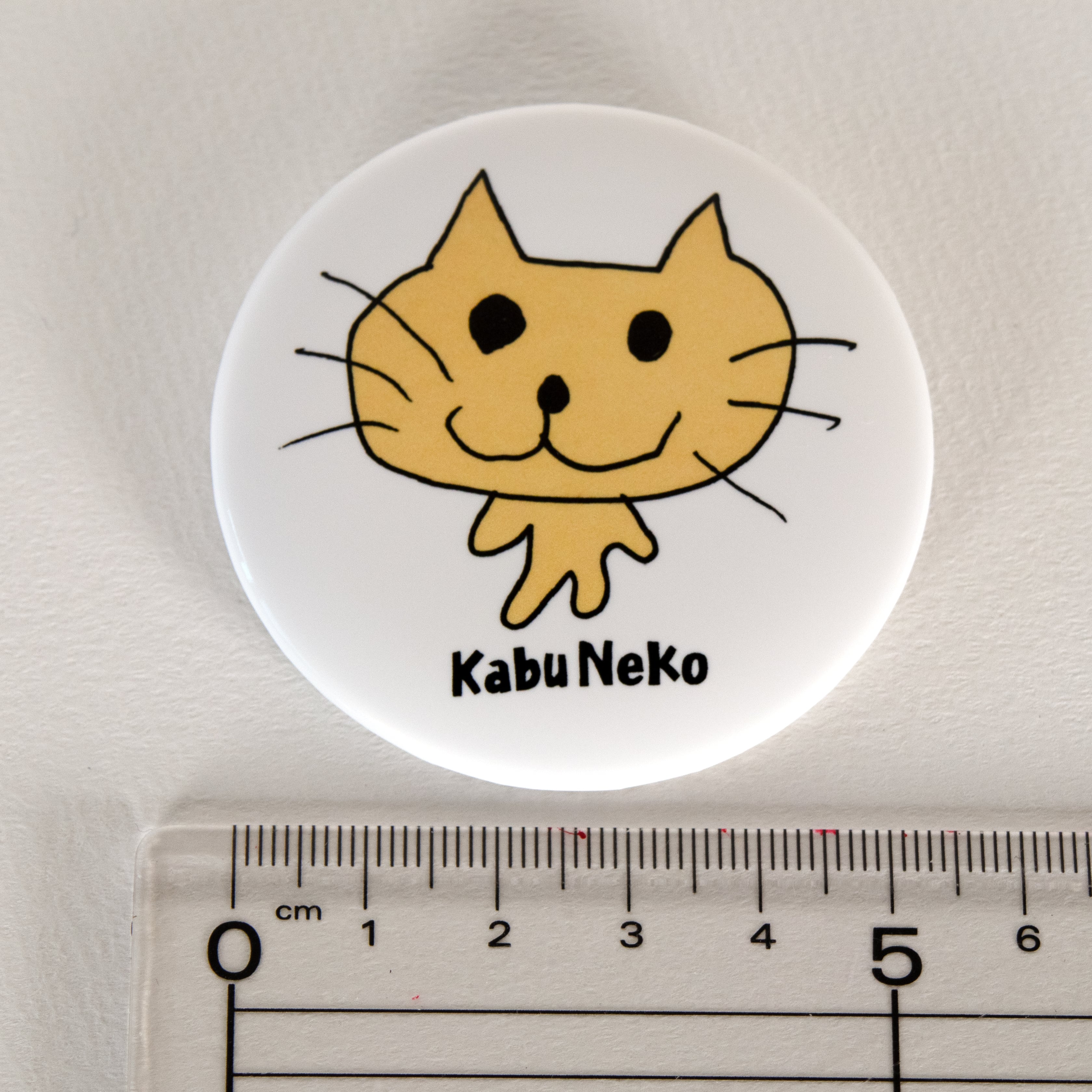 かぶねこ 缶バッチ | KabuNeko_Genkey