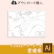 愛媛県の白地図データ（AIファイル）