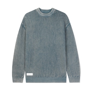 BUTTER GOODS WASHED KNITTED SWEATER NAVY サイズM