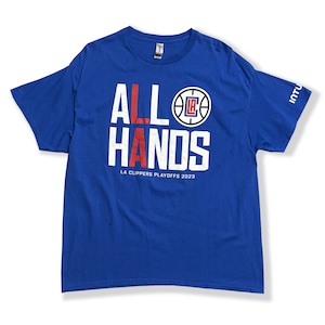 Los Angeles Clippers 【2023 Playoffs ALL HANDS】 Printed T-Shirt. GILDAN