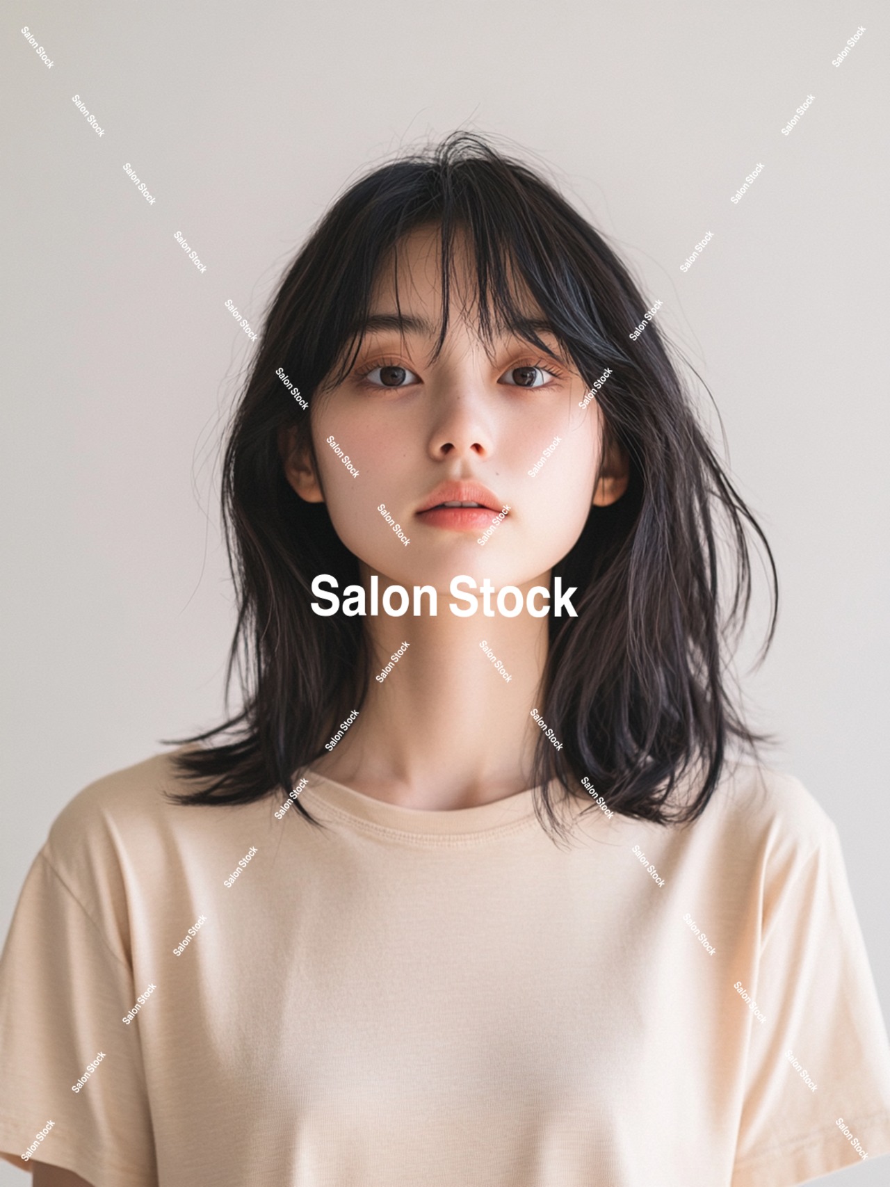 【レディース】ミディアムくびれパーマ