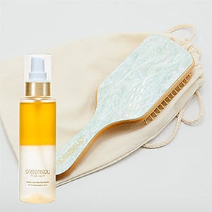 【美】onsensou x totonoestore ゴールドミストHair&Body+ヘアブラシセット