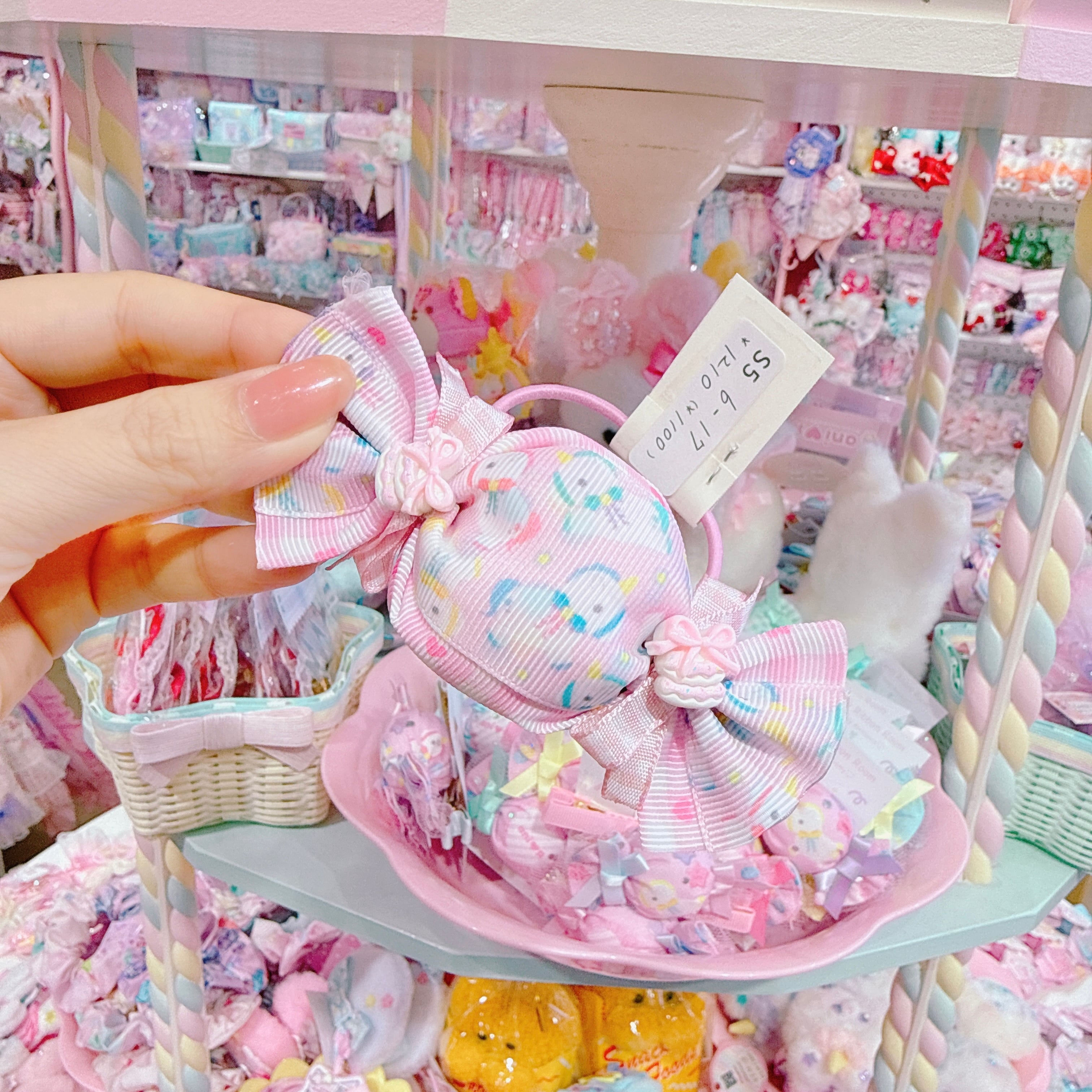 【S5】6-17キャンディリボンヘアゴム