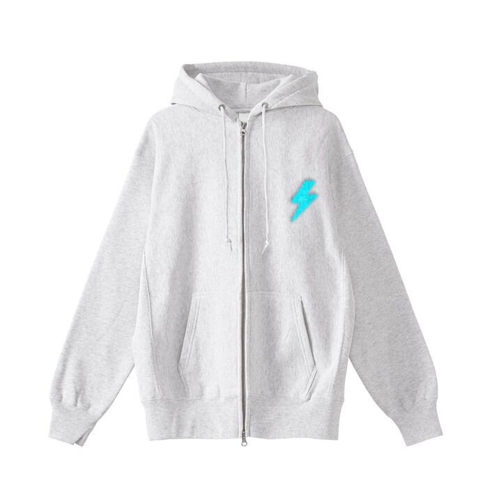 RUSSELL × BerBerJin High Cotton™ Snap Button Hoodie Gray (sizeL