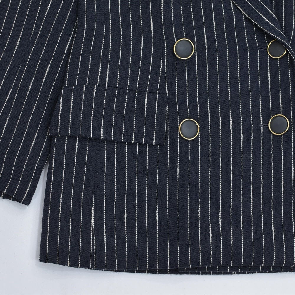 テーラードジャケット　フランス製　濃紺　シングル 90年代 USA製 Polo by Ralph Lauren テーラードジャケット 紺ブレ