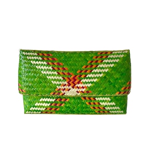 Rectangular colourful basket M w25.5cm×14.5cm×h16cm 四角カラフル蓋付き収納かご