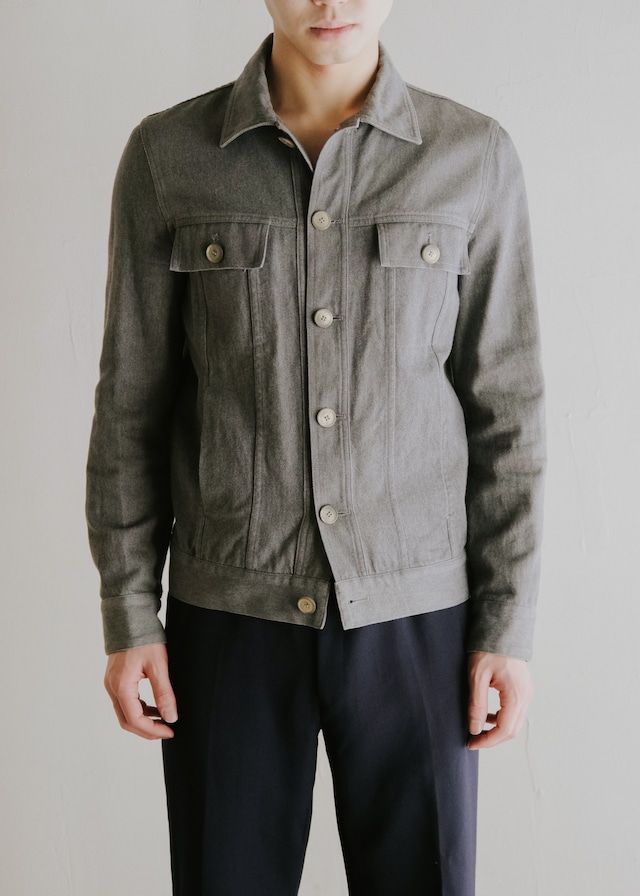 00's A.P.C. cotton trucker jacket
