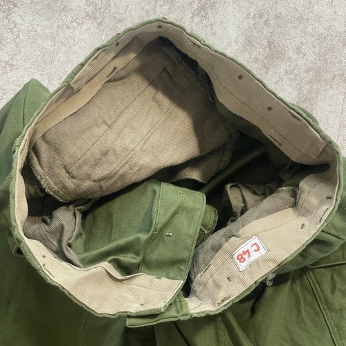 60-80s スウェーデン軍 実物 M-59 フィールドパンツ C48 w29 詳細写真10