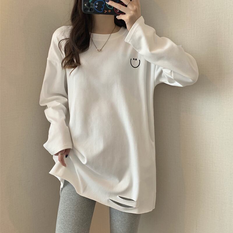 スプリングロングTシャツ トップス 春物 試着室80382836644