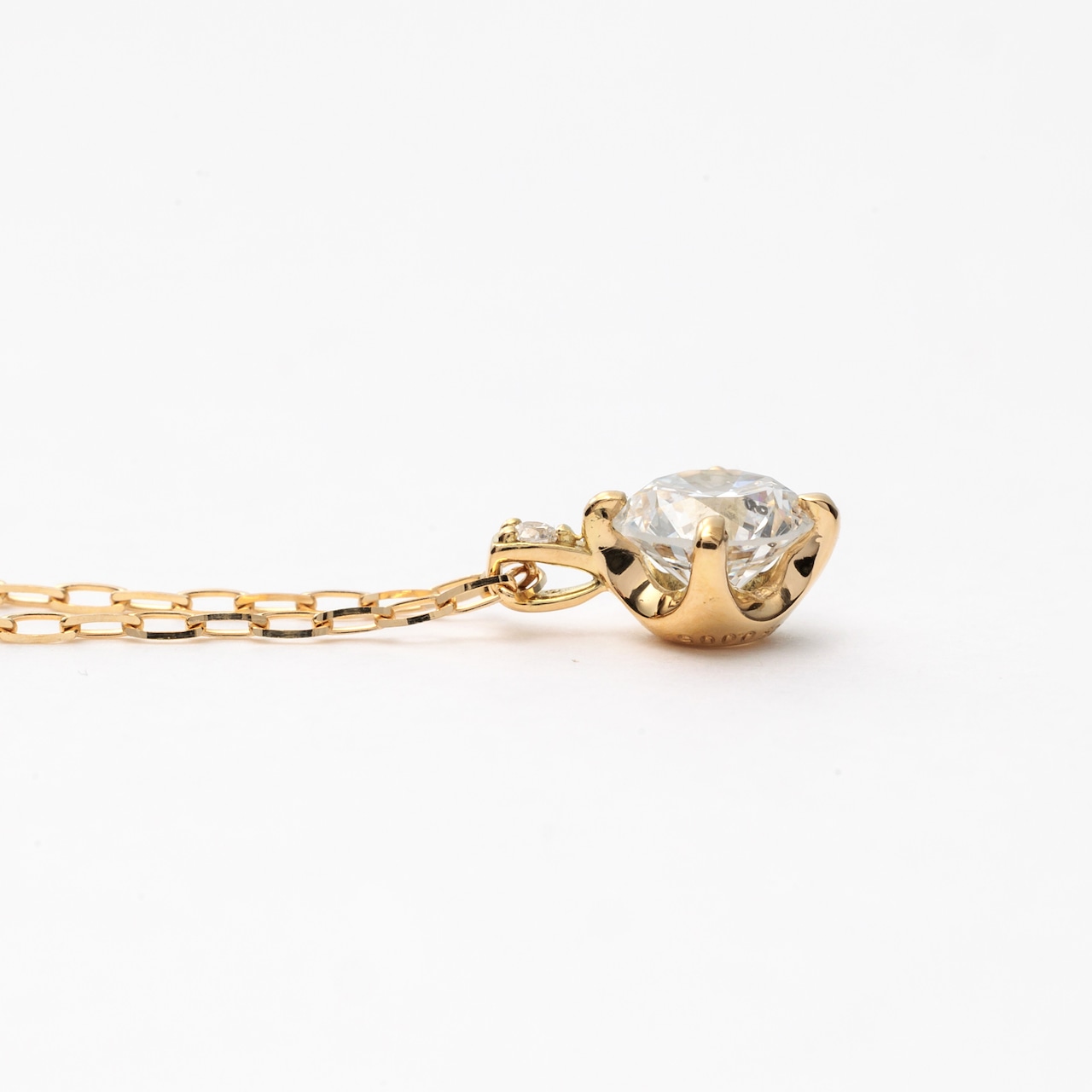 K18YG ダイヤモンド0.3ct ネックレス