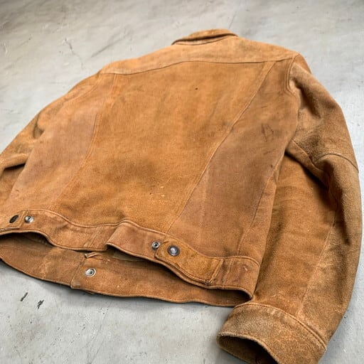 60's 70's Levi's リーバイス 3rd TYPE スエードジャケット Big E 希少 ブラウン 38位 ラフスエード USA製 希少  ヴィンテージBA-1037 RM1406H | agito vintage powered by BASE