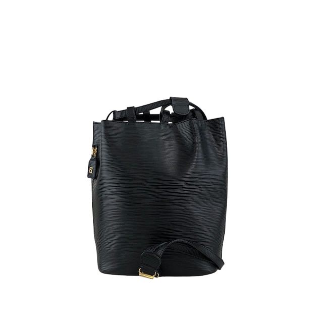 FENDI フェンディ ショルダーバッグ ブラック FFロゴ レザー バケツ型 vintage ヴィンテージ オールド 76k8ej