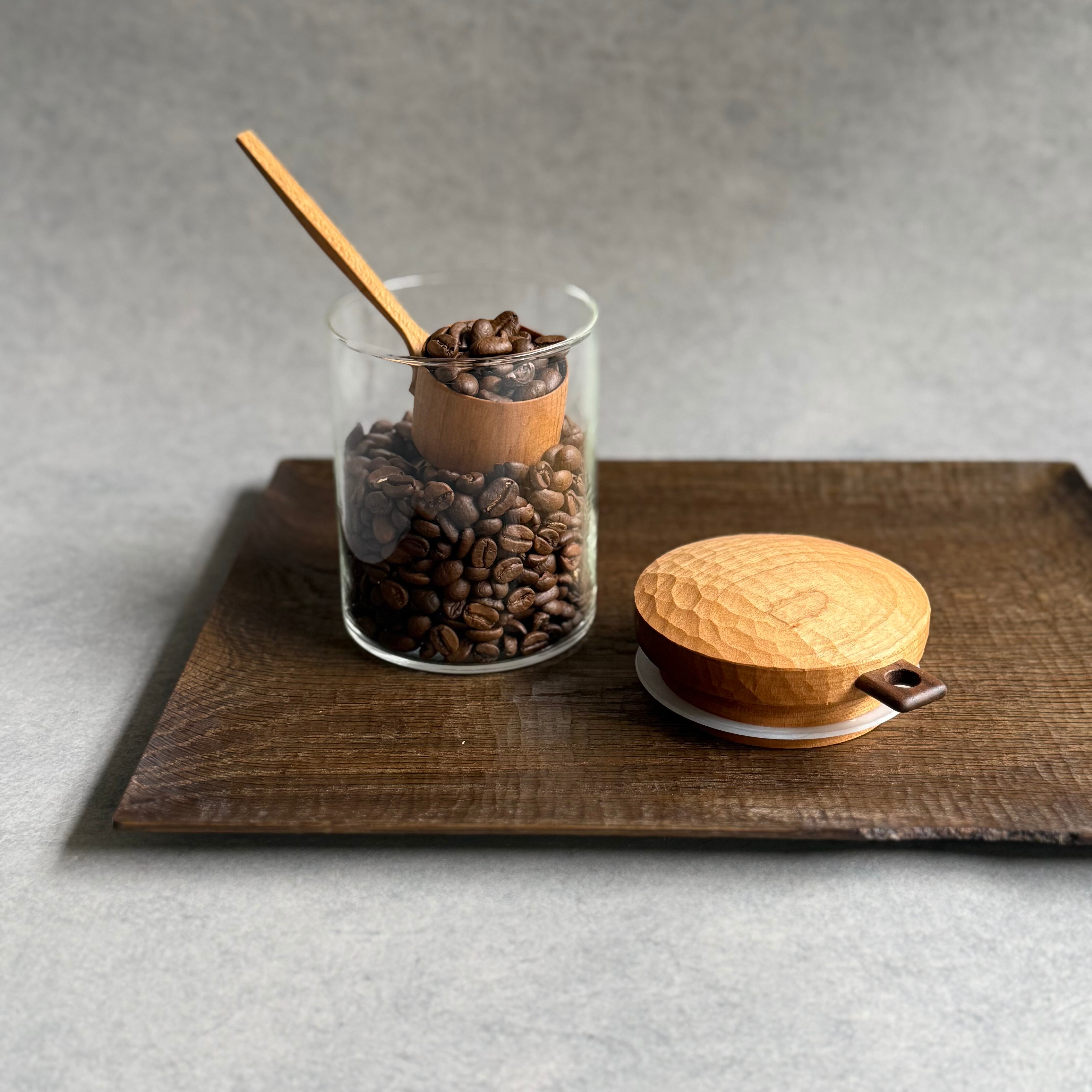 田澤祐介 コーヒーキャニスター S (サクラ) ＋ 珈琲杓 (サクラ