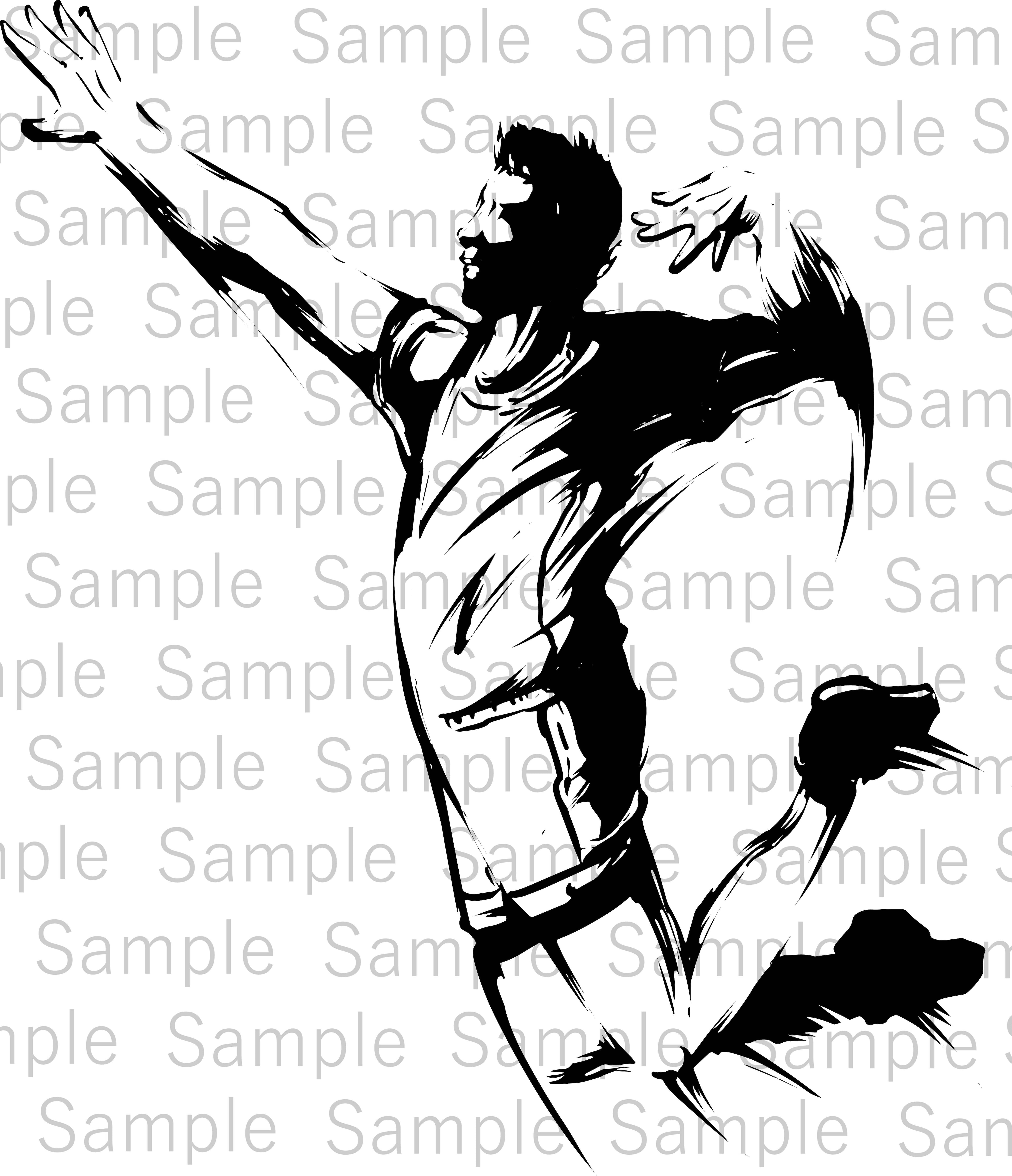 バレーボールのジャンプサーブ（Jump Serve） | デジタル墨絵処