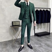 slim casual suit 3piece 00013