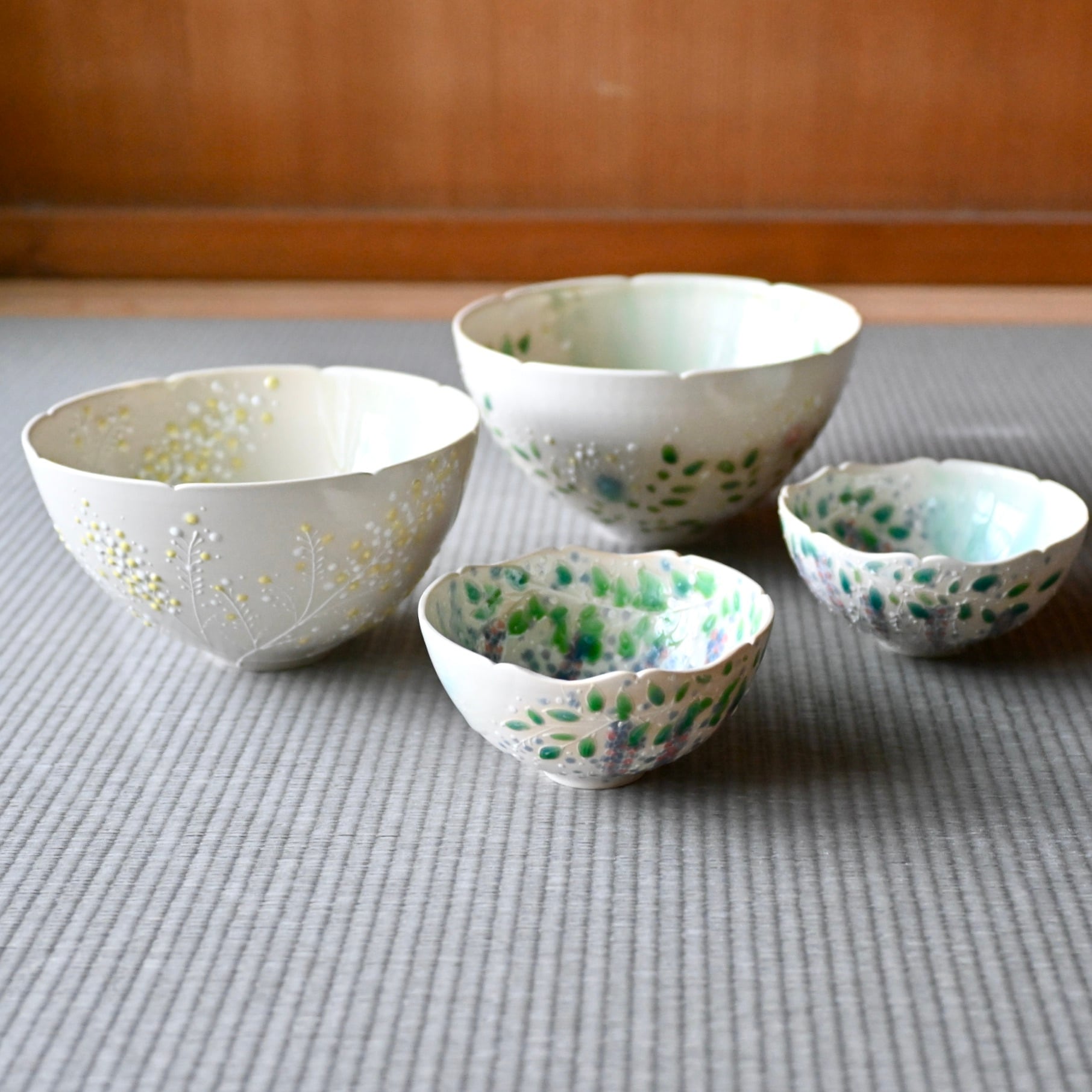 18.水辺のミモザどんぶり | 陶工房 みかガマ ＊ のぐちみか