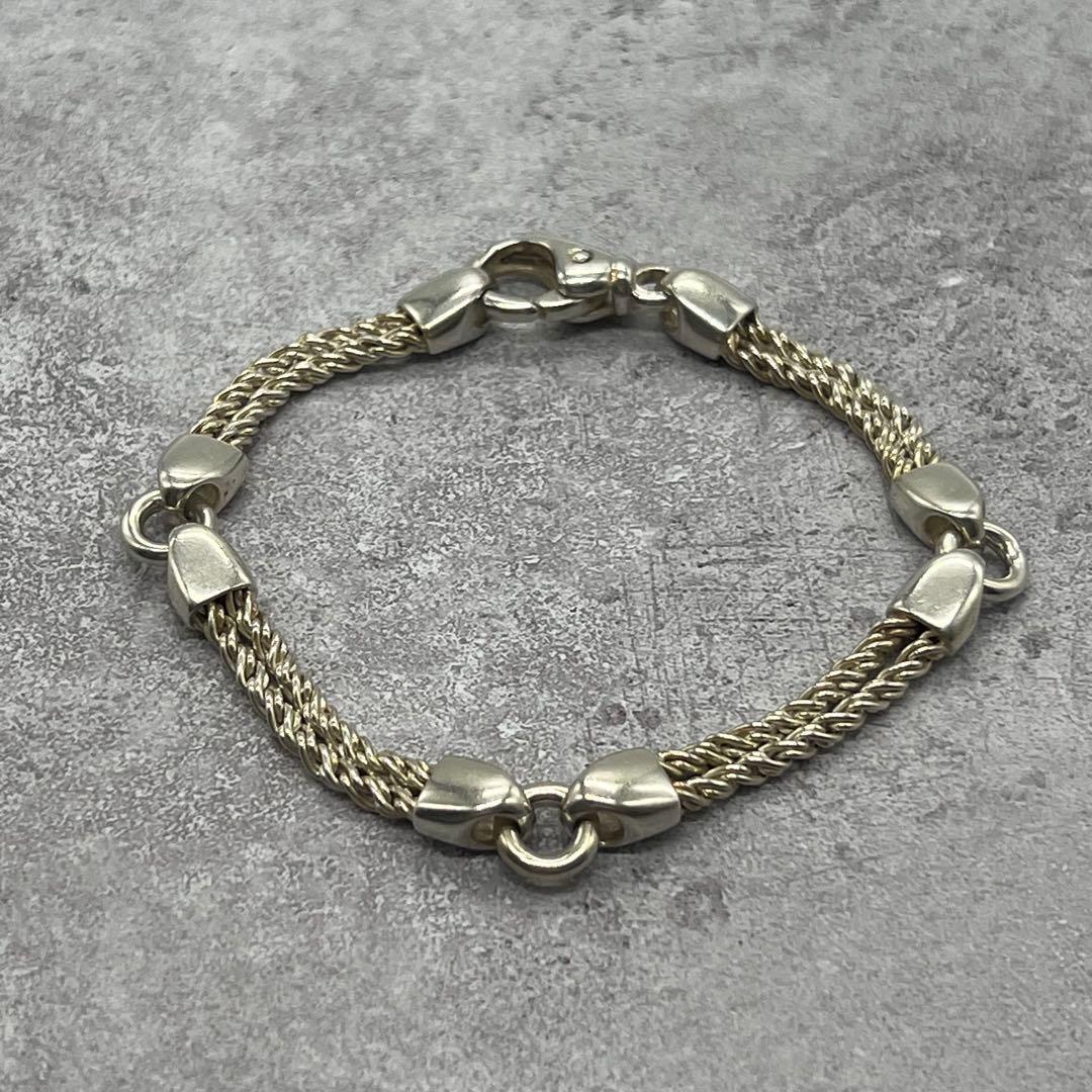 希少】ティファニー TIFFANY ダブルロープ チェーンリンク
