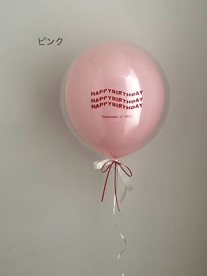 custom float balloon  -SMALL size-【マークオプションver】【全22色】