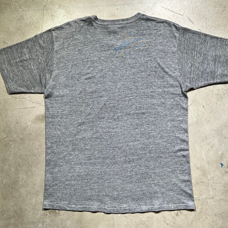 70's 80's NIKE ナイキ ロゴTee オレンジタグ TM グレー×ブルー 70's 80's NIKE ナイキ ロゴTee オレンジタグ TM グレー×ブルー