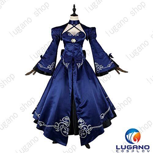 K4773 FATE Saber セイバー ドレス 風 コスプレ衣装 cosplay