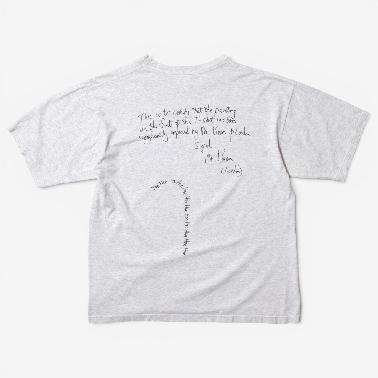 Special 90s Mr. Bean（ミスター・ビーン） Mona Lisa パロディ プリントTシャツ USAボディ