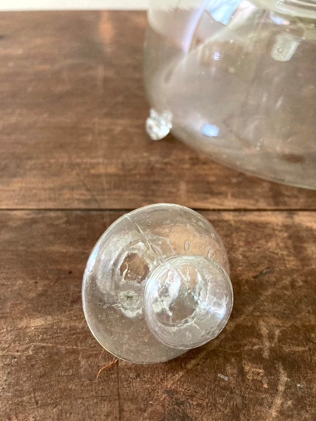 ハエトリゆらゆらガラス　(古道具)