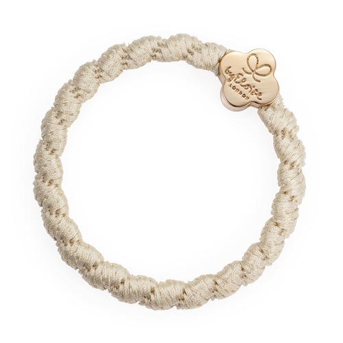 Woven Gold Quatrefoil Cream White_W-4-028