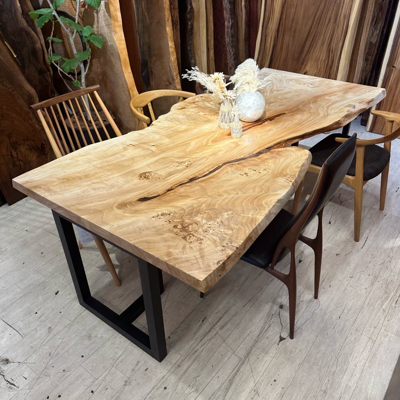 ポプラ 一枚板 | 千年家具 - 一枚板 テーブル専門店