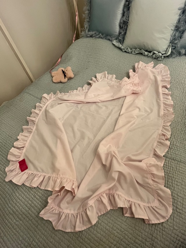 ベビーピンクのテーブルクロス（230919）