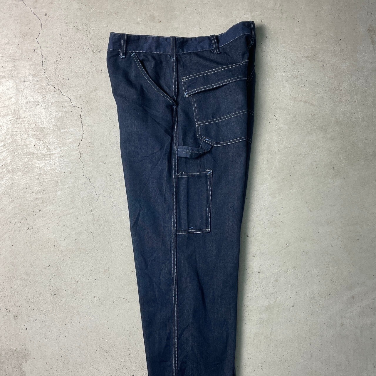 70年代 Sears シアーズ デニムペインターパンツ バットダイ メンズW36 