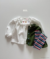 【取寄/韓国直送】Hei ハートブラウス |秋服|韓国子供服|26/AT