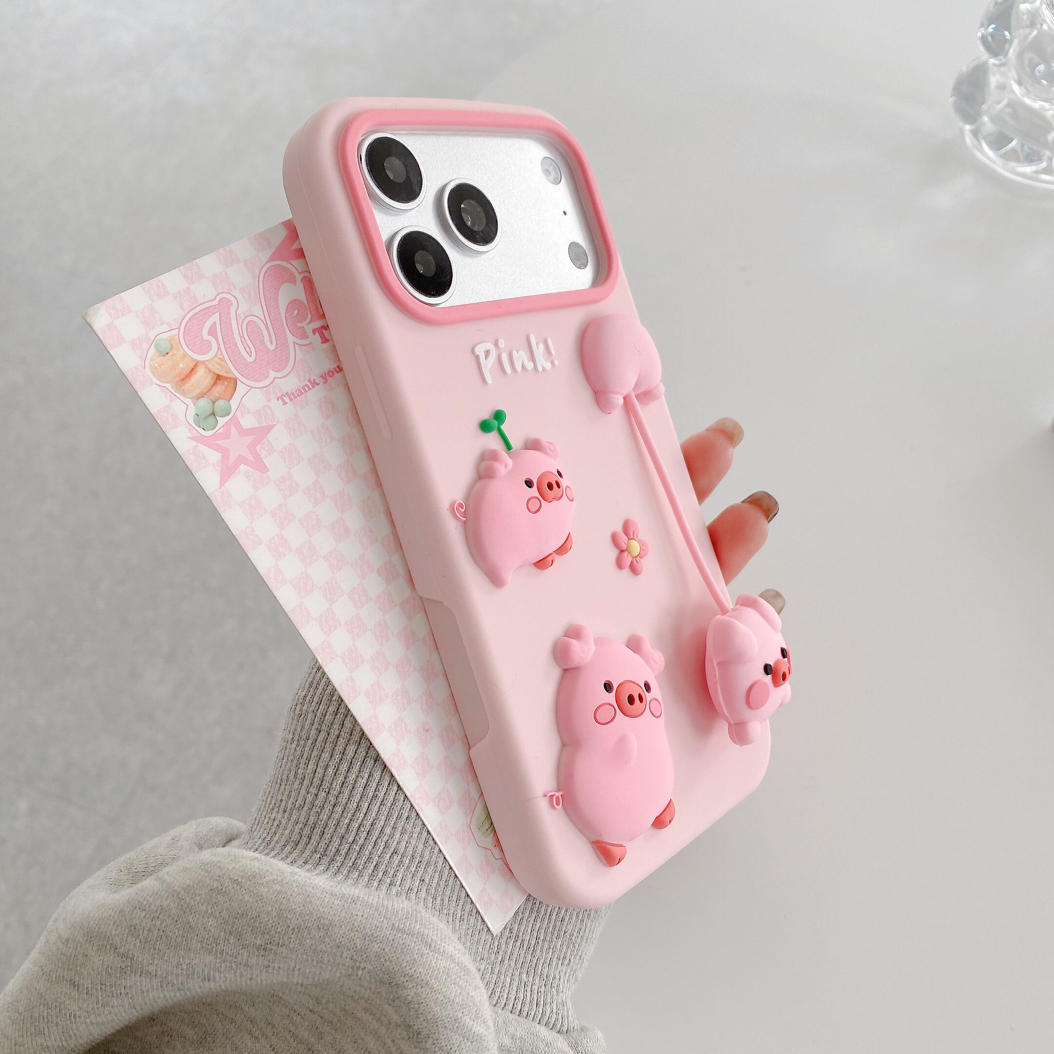 ブタさん iPhone 17 16 15 14 13 ケース シリコン 可愛い ぶたちゃん
