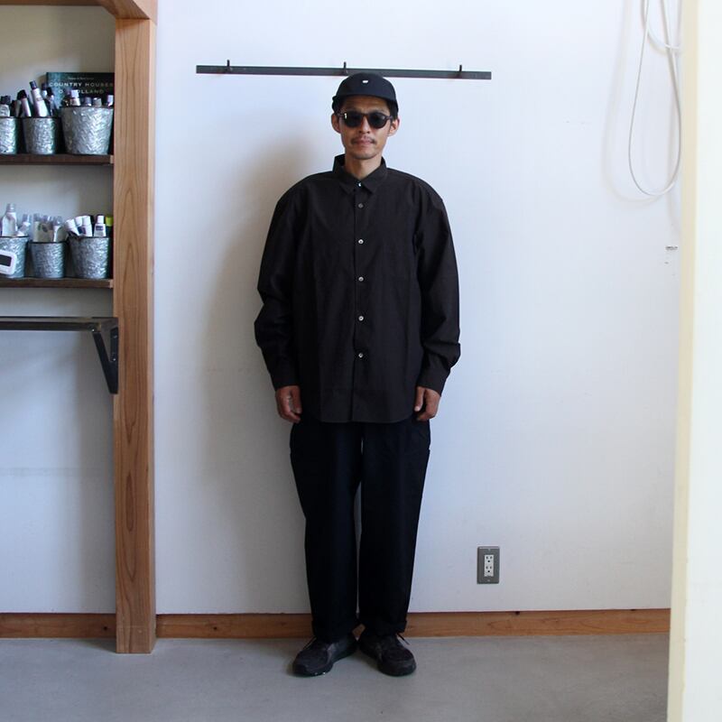 トップス ENDS and MEANS Aldous Shirts ENDS and MEANS/エンズアンドミーンズ Aldous Shirts (Dark Chocolate