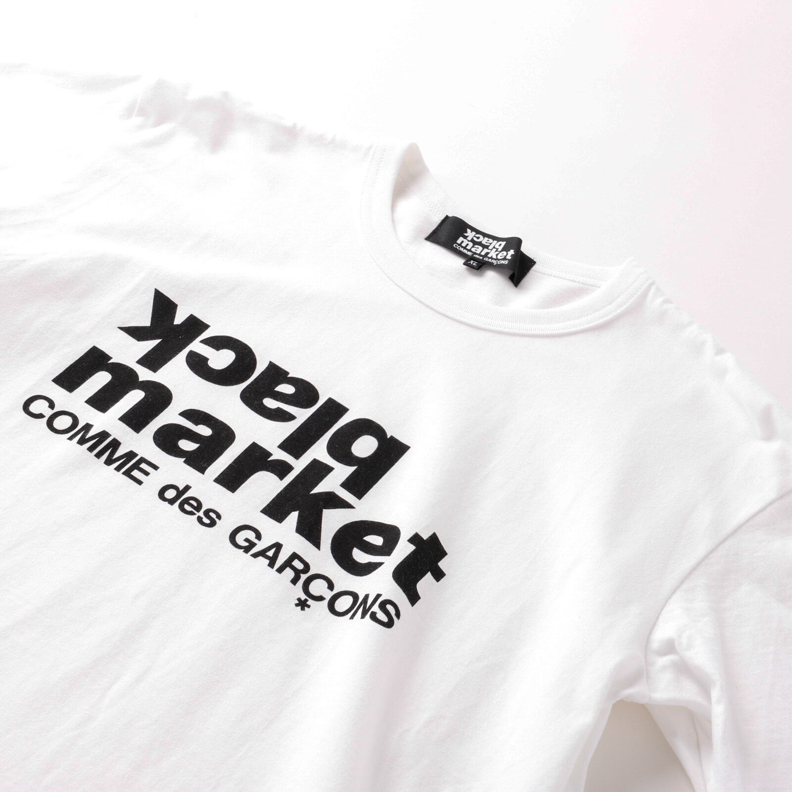 未使用】COMME des GARCONS black market big size Teeshirt made in 
