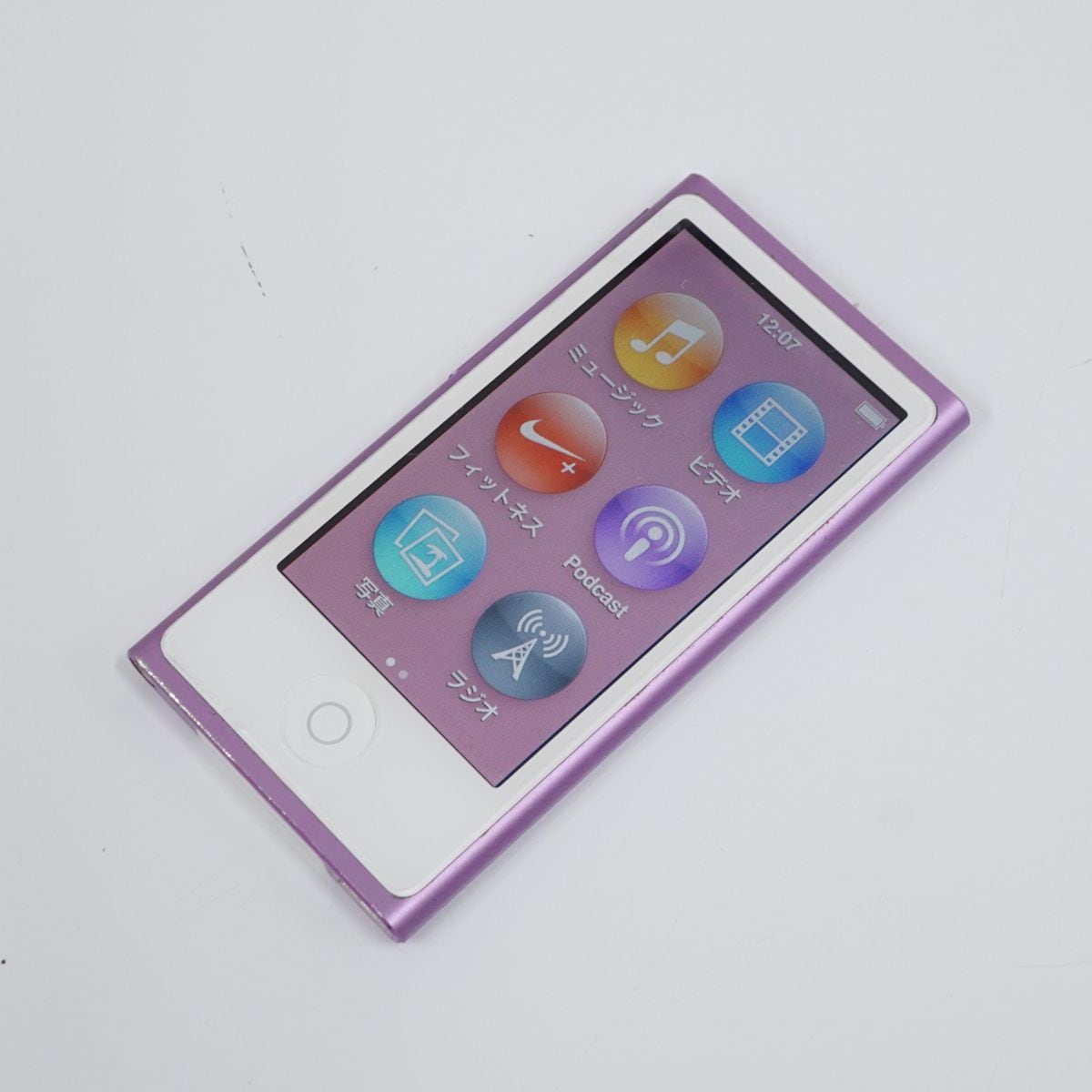 ☆apple iPod nano 第7世代 パープル MD479J