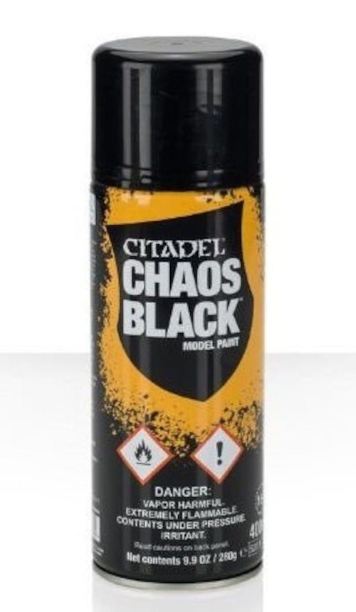 CITADEL CHAOS BLACK SPRAY　シタデル　ケイオスブラックスプレー