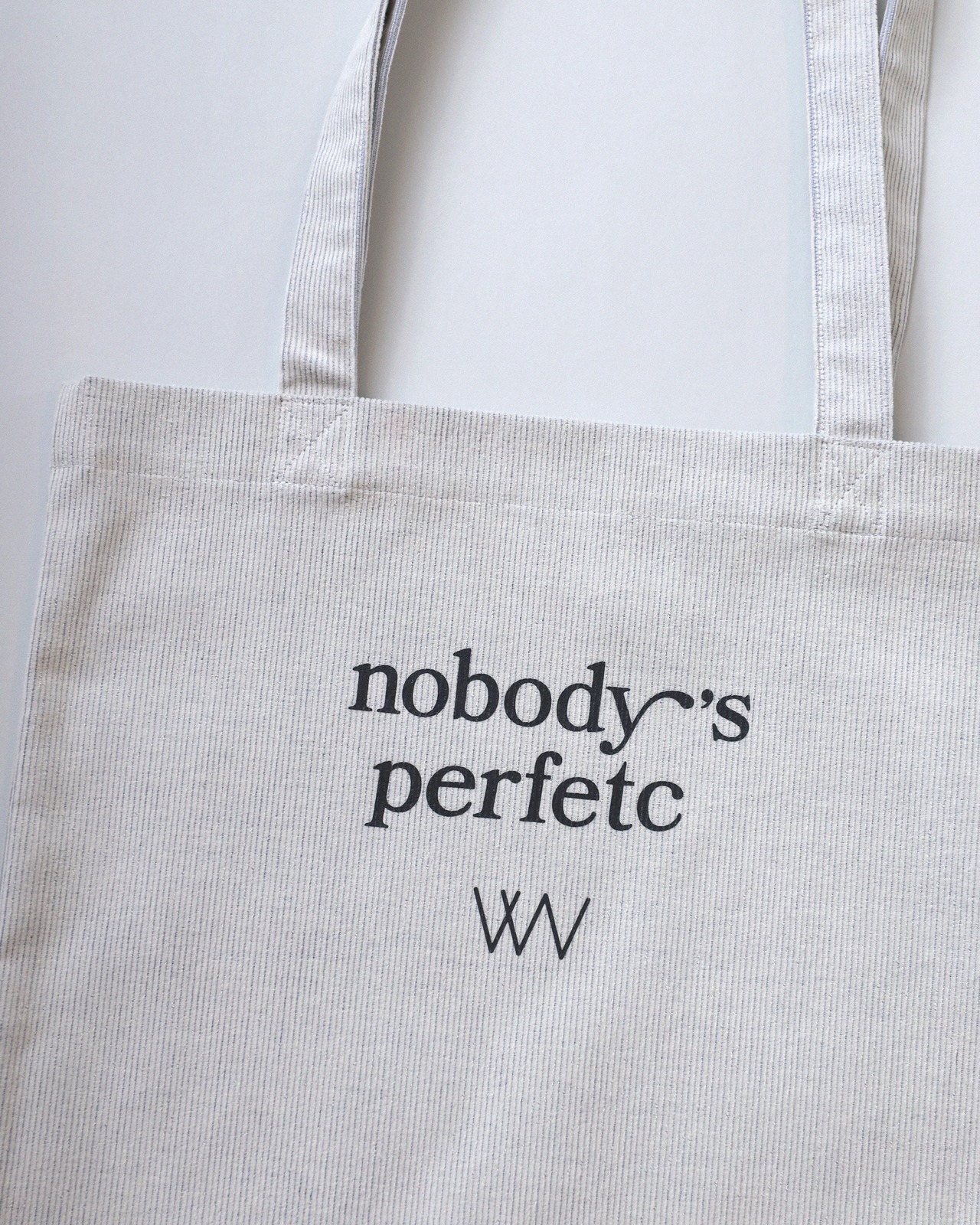 WV Original / nobody’s perfetc Tote Bag - White
