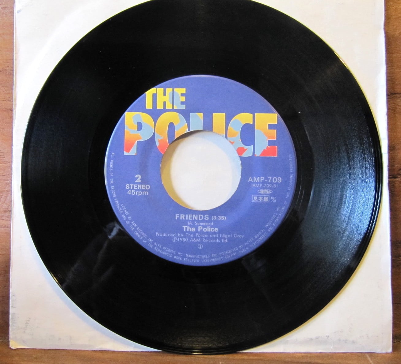 ザ・ポリス THE POLICE サイン入り　レコード 80年【EP】ザ・ポリス / 高校教師 見本盤 | 音盤窟レコード